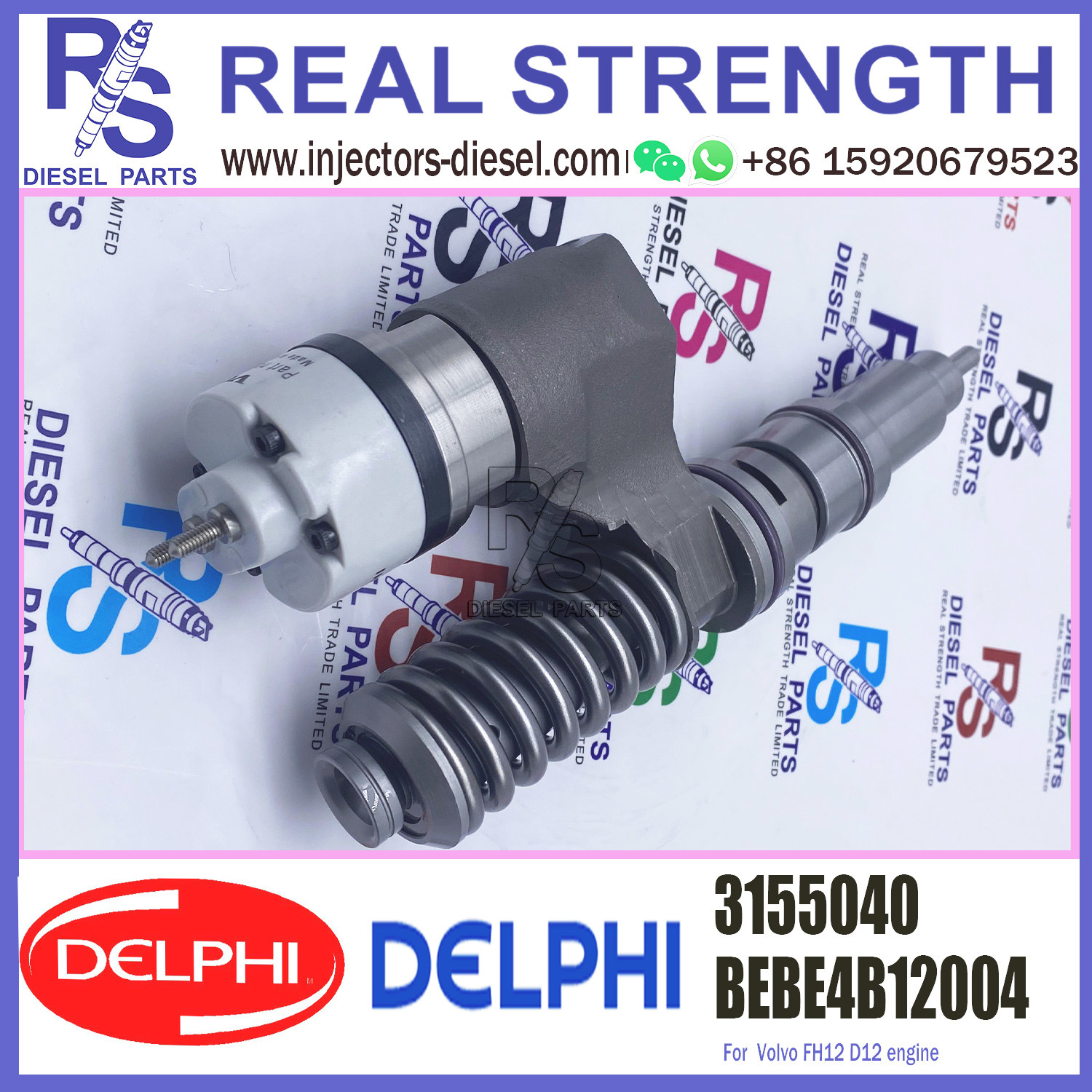 Electronic Unit Injector BEBE4B12001 BEBE4B12004 3155040 8113409 For V-O-L-V FH12 D12 engine