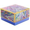 Buy cheap Periwinkle Marbled Medium Square Gift Box 7" Foldable Gift Box from wholesalers