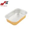 Buy cheap 750ML Cosmetics Gold Takeout Aluminum Foil Trays With Plastic Lids from wholesalers