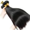 Buy cheap Grade 12A Brazilian Indian 100% Raw Remy Virgin Human Hair Extension Natural Black from wholesalers