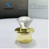 Buy cheap Custom Color Screw Diamond Silver Cap Lid,Gold Cap For Cosmetic Bottles from wholesalers