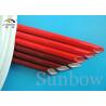 Buy cheap Red Color heat resistant silicone rubber fiberglass sleeving high temperature from wholesalers