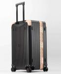 Multifunctional Aluminum Luggage Bags And Suitcases With Spinner Caster Unisex