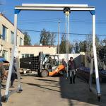 Alluminium Light Duty Gantry Crane 0.5T 1T Moisture Corrosion Protection