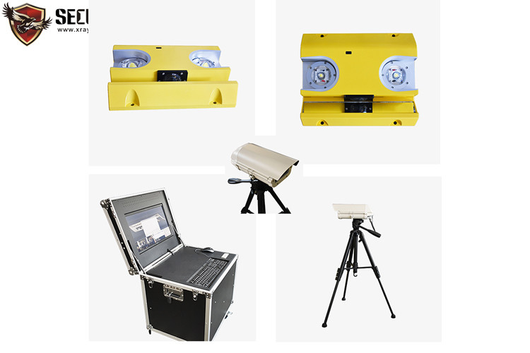 Mobile Under Vehicle Scanning System car bomb scanner with alarm in Gas Company,packing entrance