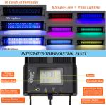 Sunrise Sunset Extendable LED Aquarium Light 72W Full Spectrum LED Light