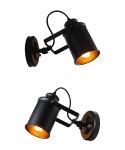 Vintage Wall Lamp Industrial light wall sconc,Plug with push button switch