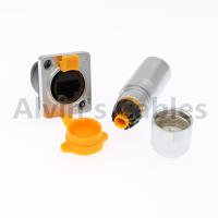 Buy cheap Metal Round Waterproof RJ45 Connector IP65 Environmentally Friendly Materials product