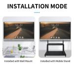 Aluminum Alloy Interactive Touch Screen Monitor Low Radiation 4k 3840*2160