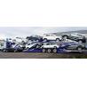 Buy cheap 3 Axle Car Carrier Semi Trailer Utility Trailer for Car Transportation 12 Tires from wholesalers
