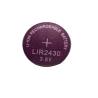 Buy cheap Energy Saving Li Ion Coin Cell 60mAh LIR2430 Lithium Ion Button Battery from wholesalers