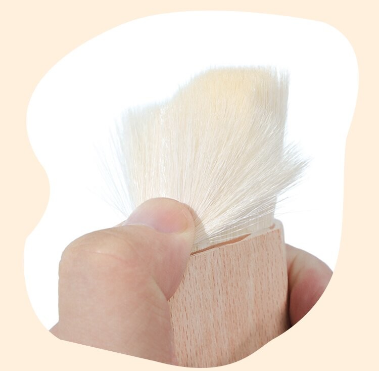 Natural Bristle Wooden Pastry Brush Wood Basting Brush For Baking Customized
