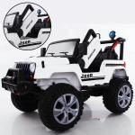 Music Early Education Four-Wheel Drive Double-Door Baby 12V Electric Ride On Car