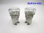 Buy cheap Galvanized Steel Oven Lamp Holder OLP14-421 Faston 6.3x 0.8 Bright White Color from wholesalers