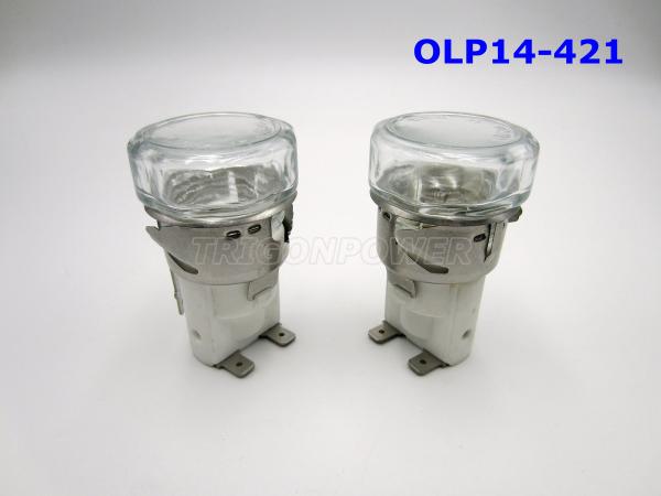 Buy cheap Galvanized Steel Oven Lamp Holder OLP14-421 Faston 6.3x 0.8 Bright White Color from wholesalers