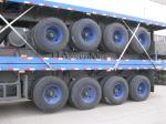 Q345 50 Tons 4 Axle 40FT Container Flatbed Semi Trailer