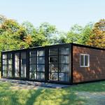 Traditional Prefabricated Houses Luxury 5 Bedroom 3 Bathroom Tiny Houses From