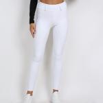 White Horse Riding Pants Full Seat Silicone Anti Pilling Womens Equestrian