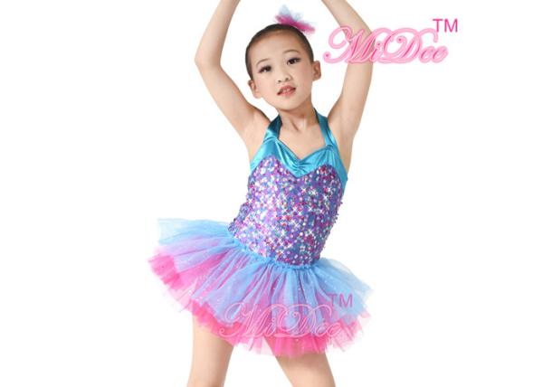 Buy cheap Lovely Ballet Tutu Dance Costume Halter Sequins Party Ballet Performance Costumes from wholesalers