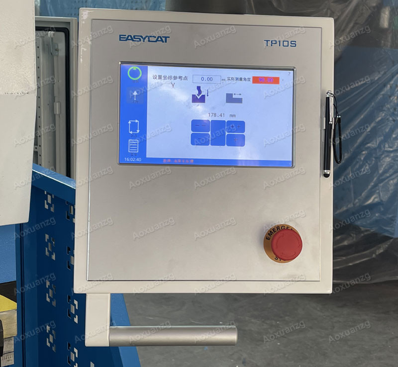 63T 2500MM CNC Controller TP10S Hydraulic Press Brakes Bending Machine Price