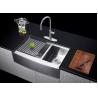Buy cheap 16G Thickness Undermount Stainless Steel Kitchen Sink Drainboard Brushed Surface Australia Style from wholesalers