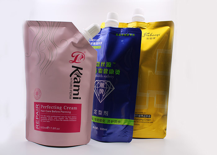 Water Proof Jelly Liquid Stand Up Pouch With Spout Packaging 100ml / 200ml
