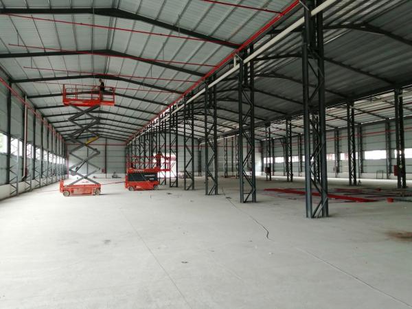 Buy cheap Hot Dip Galvanized / Painted Steel Structure Warehouse Buildings Pre Engineered from wholesalers