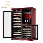 High End Wood Wine Cooler With Adjustable Temperature And Vacuum Insulation Door