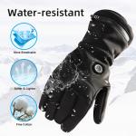 Men Women Electric Thermal Heated Winter Gloves 7.4V Rechargeable Heated Mittens