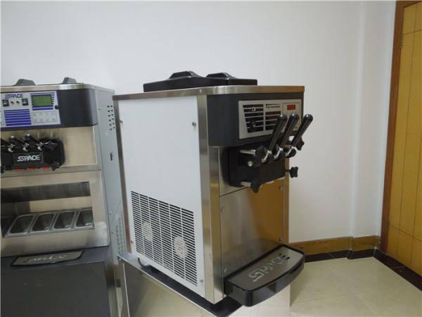 Buy cheap Commercial Table Top Soft Serve Ice Cream Machine Gravity Feed Twin Twist Flavors from wholesalers