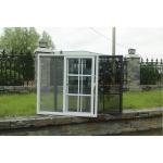 Home Security Pvc Profile Upvc Sliding Windows White Black