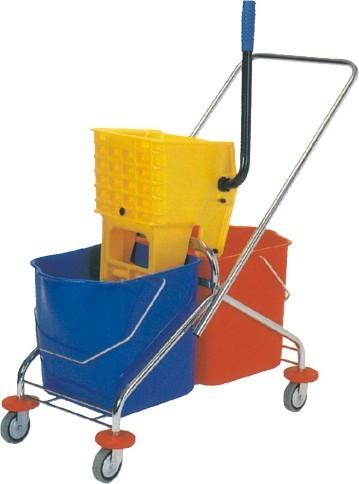 Buy cheap 60L Mop Bucket With Wringer Rubber Universal Wheel Stronger Bearing Capacity from wholesalers
