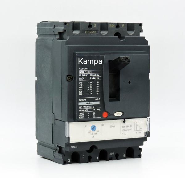 Buy cheap LV430310 Wenzhou Kampa to supply best circuit breaker price 160A three phase 36ka moulded case circuit breaker from wholesalers