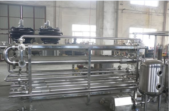 Automatic Sterilization Machine Stainless Steel Tubular Sterilizer Milk Processing Line