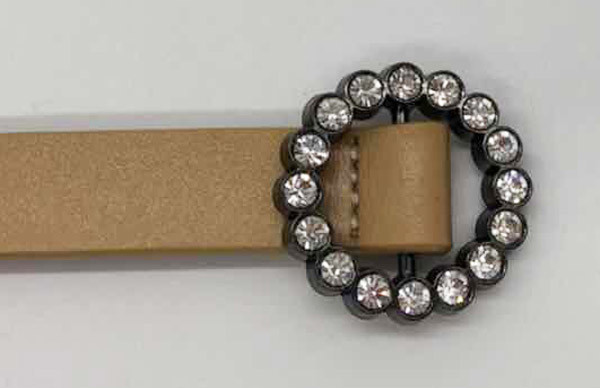 Customized Modern Style Genuine Leather Strap Belt With Alloy buckle for children/Girls
