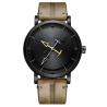 Buy cheap Alloy Case Mens Casual Leather Watch 30 Meters Water Resistance Mineral Glass Mirror from wholesalers
