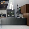 Buy cheap Full Joinery Solid Wood Design Shaker Kitchen Cabinets in Walnut Wood Color for Durability from wholesalers