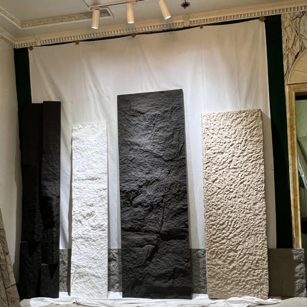 Buy cheap Indoor Outdoor PU Stone Wall Panel Polyurethane Stone Big Slab Panel from wholesalers