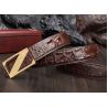 Buy cheap Factory price fashion casual belt stainless alloy buckle crocodile belts from wholesalers