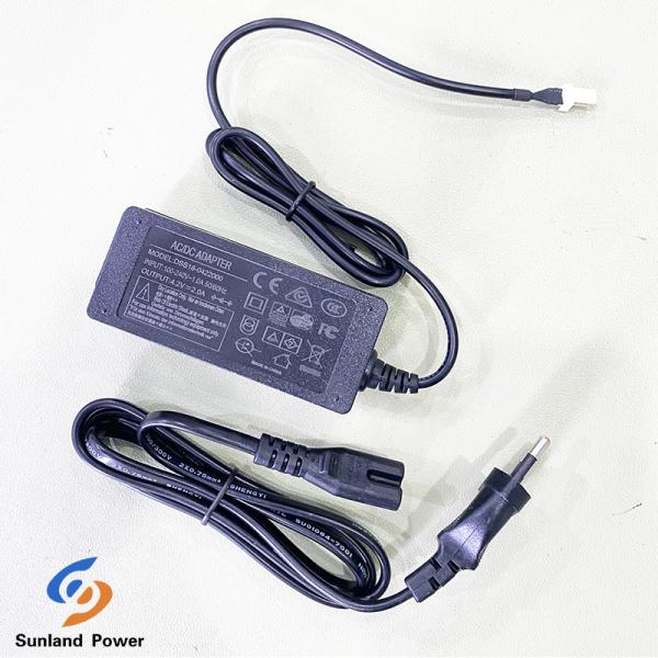 Buy cheap Fast Charge 4.2V 2A Lithium Ion Battery Desktop Charger Pass CE Certificate from wholesalers