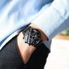 Buy cheap Factory Customized Alloy Band Fake Three Eye Calendar Big Dial Men Watch from wholesalers
