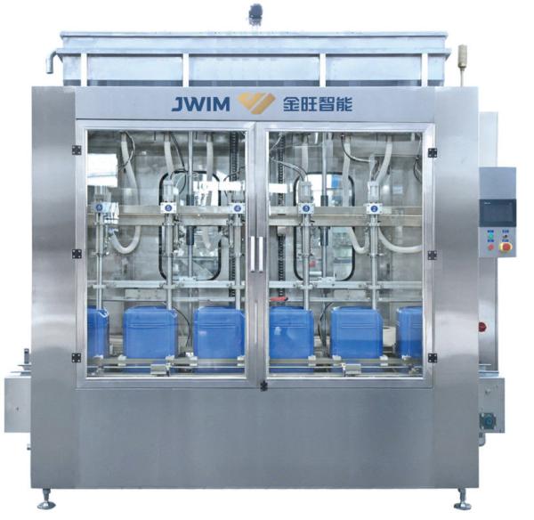 Quality Four Heads Full Automatic Liquid Filling Machine 10-500ml Stainless for sale