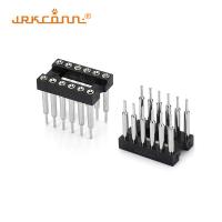 Buy cheap 2X6P Dip Ic Sockets Connectors L13.7mm H3.0mm 6 To 64P Pcb Mount Header product