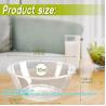 Buy cheap 12oz 9oz 6oz Hard Plastic Bowls, Clear Salad Bowl Disposable Soup Ice Cream Candy Serving Bowls Wedding Birthday from wholesalers
