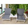 Buy cheap White Leisure Solid Wooden Outdoor Furniture Non Pollution For Park / Beach from wholesalers