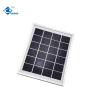 Buy cheap 2.5W Photovoltaic Portable Solar Panel ZW-2.5W-6VM Mini Glass Laminated Solar Panels Charger 6V from wholesalers