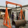 Buy cheap 10T Electric Running Portable Aluminum Gantry Crane Turned With Chain Hoist from wholesalers