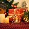 Buy cheap Christmas Tree Iron Tealight Candle Gold Candlesticks With Glass from wholesalers