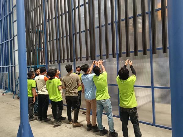 Buy cheap Automatic Vertical Powder Coating Production Line For Aluminium Profile from wholesalers