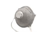 Ffp1v Carbon Disposable Filter Mask , Disposable Gas Mask Grey Color 5 Years